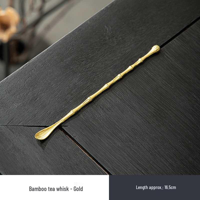 Japanese Tin Tea & Coffee Scoop - Long Handle Stirrer & Dual-Use Incense Burner Tool