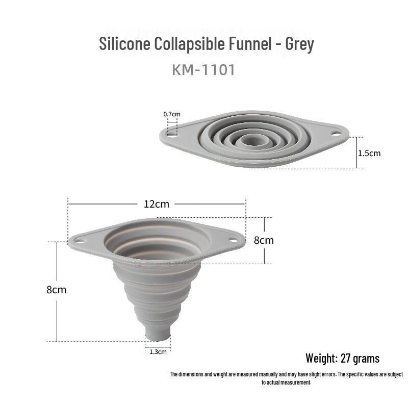 Lelejia Folding Silicone Funnel Set