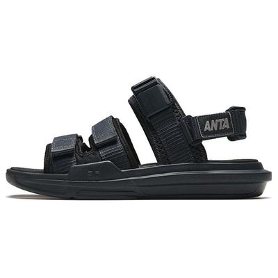 Sandale de plajă confortabile și versatile, sandale pentru bărbați, negre, 112438502-3