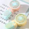 Handheld Fan With Base+USB Charging Cable Outdoor Travel Portable Fan USB Rechargeable Student Pocket Fan
