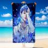 Quick Dry Beach Towel Jimin Pattern, Lightweight Absorbent Towel for Pool Beach Vacation Use