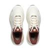 Li Ning SOFT PLUS 2 Cushioning Slip Resistant Abrasion Resistant Height Increasing Low Top Casual Shoes Women's Ecru AGLW014-1