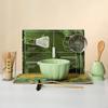 4/8pcs Matcha Whisk Set For Tea Lover Ceramic Matcha Kit Set Petal Bowl Whisk Scoop Sifter For Home Camping Art Of Tea Present