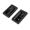 Interior Door Handle Replacement Pair, Black Inside Pull Handles for Left Right Cabin Door Repair with Vehicle Specific Fitment Use