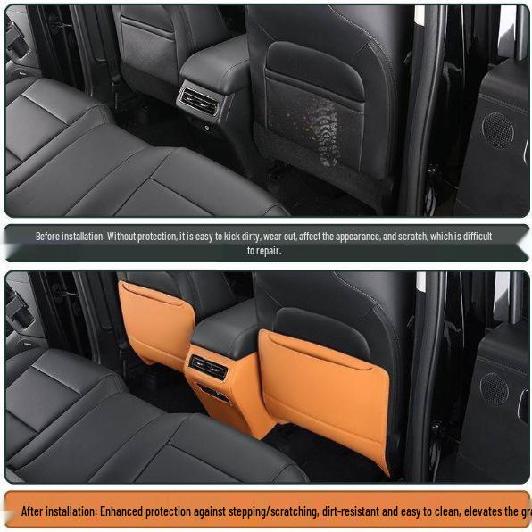 Haval Menglong Hi4-T Leather Rear Armrest Kick Protection Mat