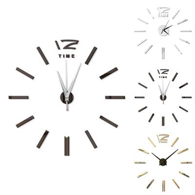 2023 Modern Design Large Wall Clock 3D DIY Quartz Clocks Fashion Watches Acrylic Mirror Stickers Living Room Home Decor Horloge