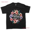 Funny Happy Mothers Day Cute Floral for Women Mom Grandma T Shirt Vintage Washed Graphic Designer Clothes Breathable Stretched