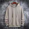 BITCED Autumn Thin Hooded Printed Sweatshirt Trendy Fashion Men's Casual Comfortable Pullover Top