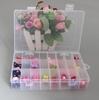 24-Compartment Transparent Jewelry Organizer Box