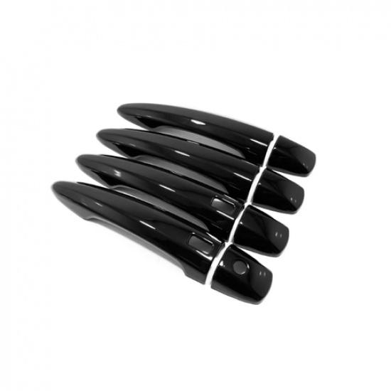 Bright black Car Front Door Handles Cover Trim For Nissan Rogue -2025