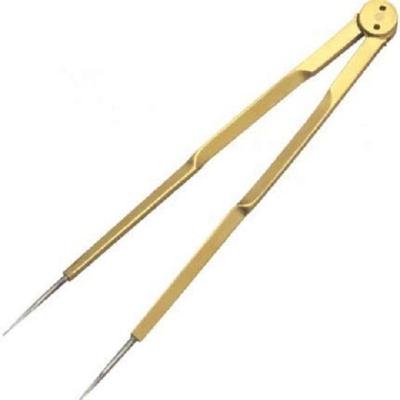 15 cm Vermessungs-Zeichnungsinstrumente Navigationskompass-Teiler Patwari Vermessungs-Teiler aus Vollmessing, ideal als Geschenk, 5er-Pack