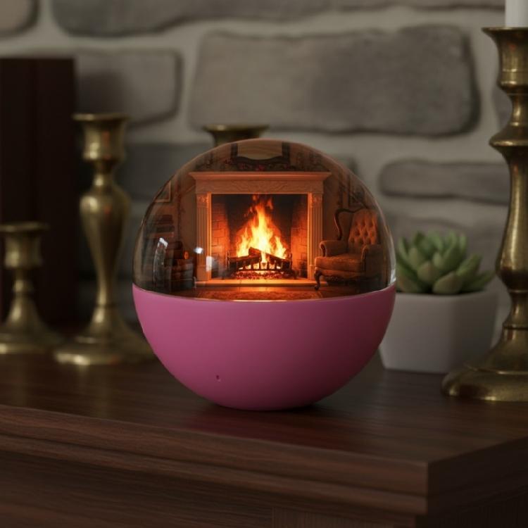 WiFi Crystal Ball Video Player with Uploadable Videos Photos Christmas Memory Orb Ornament Xmases Gift,Home Decorations