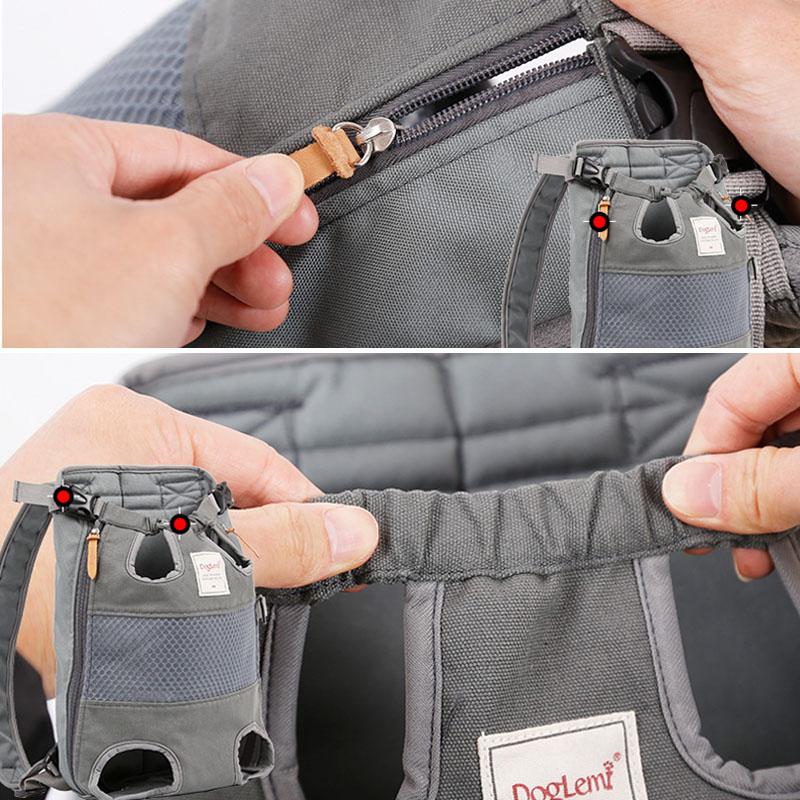 Rucsac de transport pentru animale de companie pentru pisici câini Geantă de călătorie în față pentru animale pentru câini mici și mijlocii