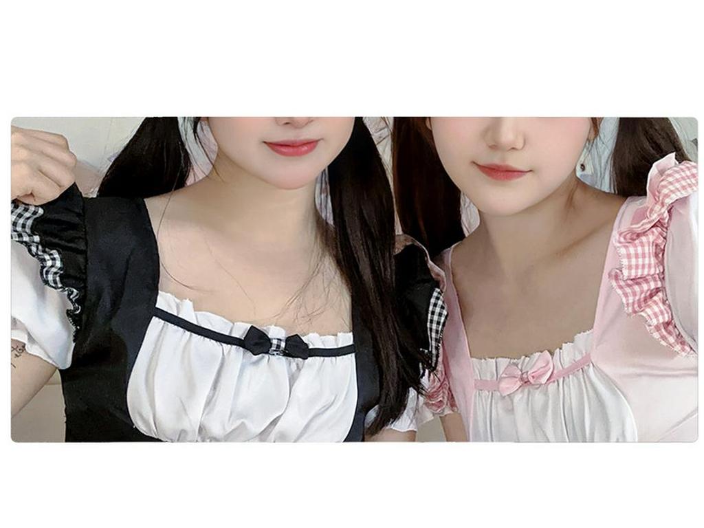 Sweet Kitten Anime Lolita Maid Cosplay Dress