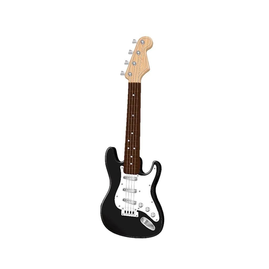Children-size Electric Guitar Attracts Children Attention 4 String Guita Beginners' Level Guitar Puzzle and Musical Instruments