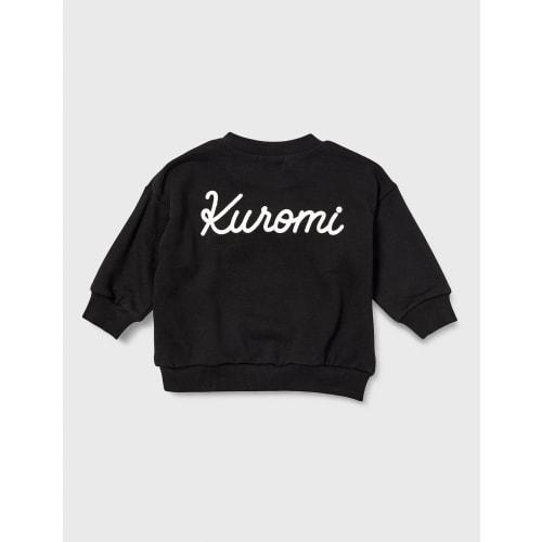 Sanrio Sweatshirt with Kuromi Ribbon Baby Black