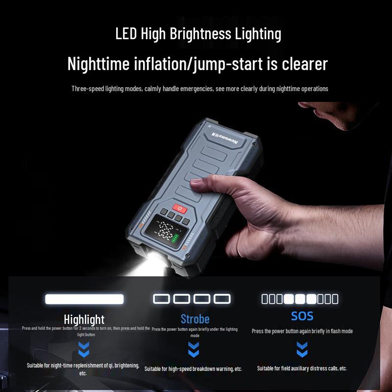 Neumann U1 Car Jump Starter & Tire Inflator Power Bank