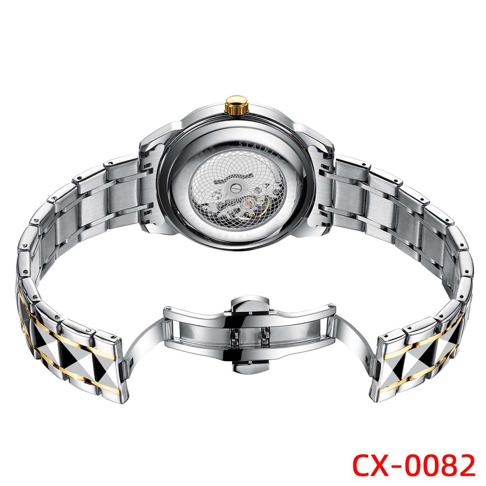CHENXI New Stylish Men's Quartz Watch Casual Business Calendar Large Dial Stainless Steel Men's Quartz Watch Water-Resistant