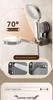 Adjustable No-Drill Suction Cup Shower Head Holder 