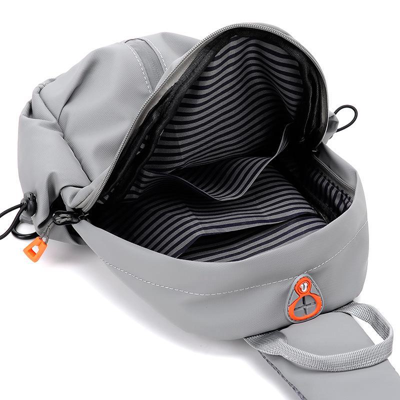 Men's Trendy Chest Bag, Fashionable Casual Sports Messenger Bag, Lightweight Travel Carry-On.