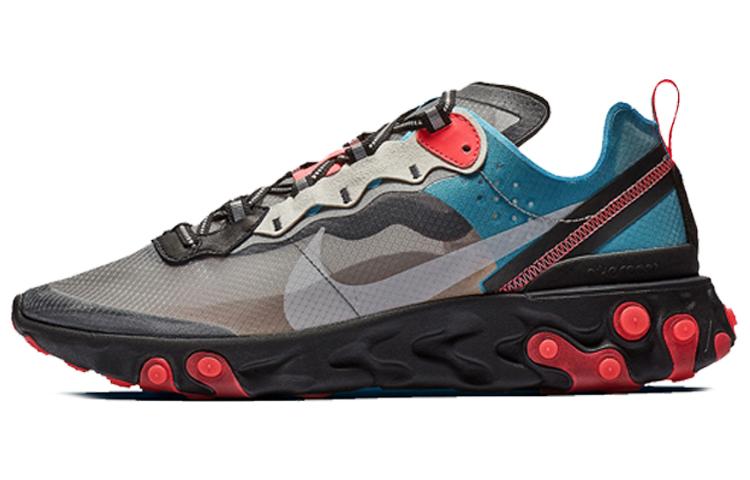 Nike React Element 87 Blue Chill Solar Red AQ1090-006 38