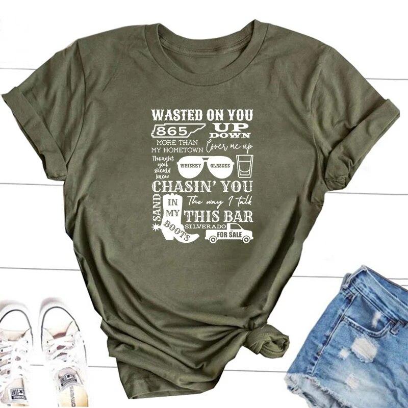 Singer Morgan Wallen T-shirt Women Unisex Bull Skull Country Western Music T Shirt Cowboy Wallen World Tour T Shirts Streetwear Unisex