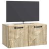 Wall Mounted TV Cabinet In Sonoma Oak 59.5 X 31 X 30 Cm