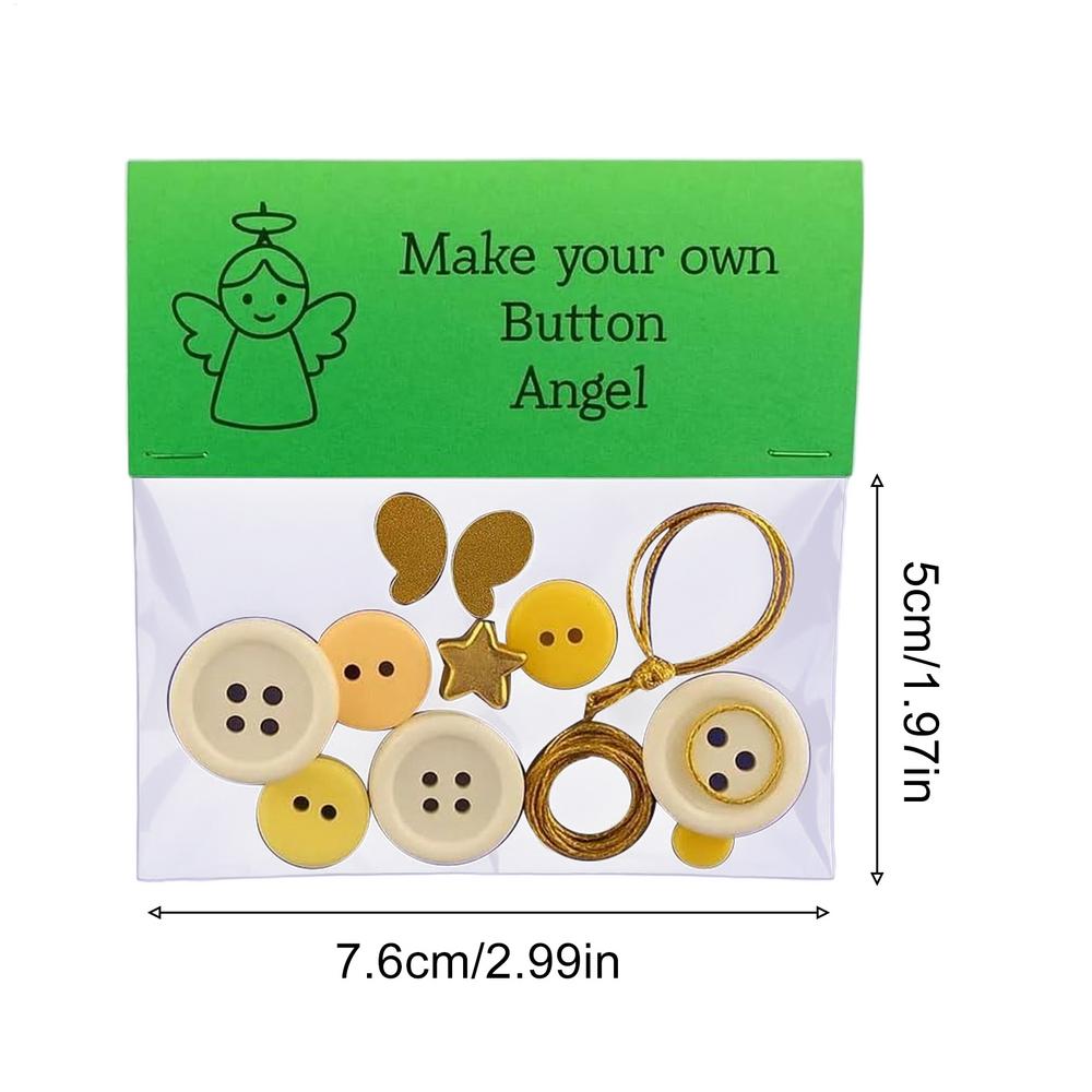 

DIY Snowman Ornament Kit Festive Holiday Decorations Handmade Button Snowman Craft Kit Christmas Tree Ornament Xmas Gift