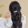 CHIMERA Elegant Hair Clip, Horizontal Clip, Half-Up Hair Clip, Side Clip, Hair Accessory