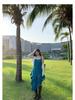 Retro Floral Print Spaghetti Strap Irregular A-Line Summer Dress for Women