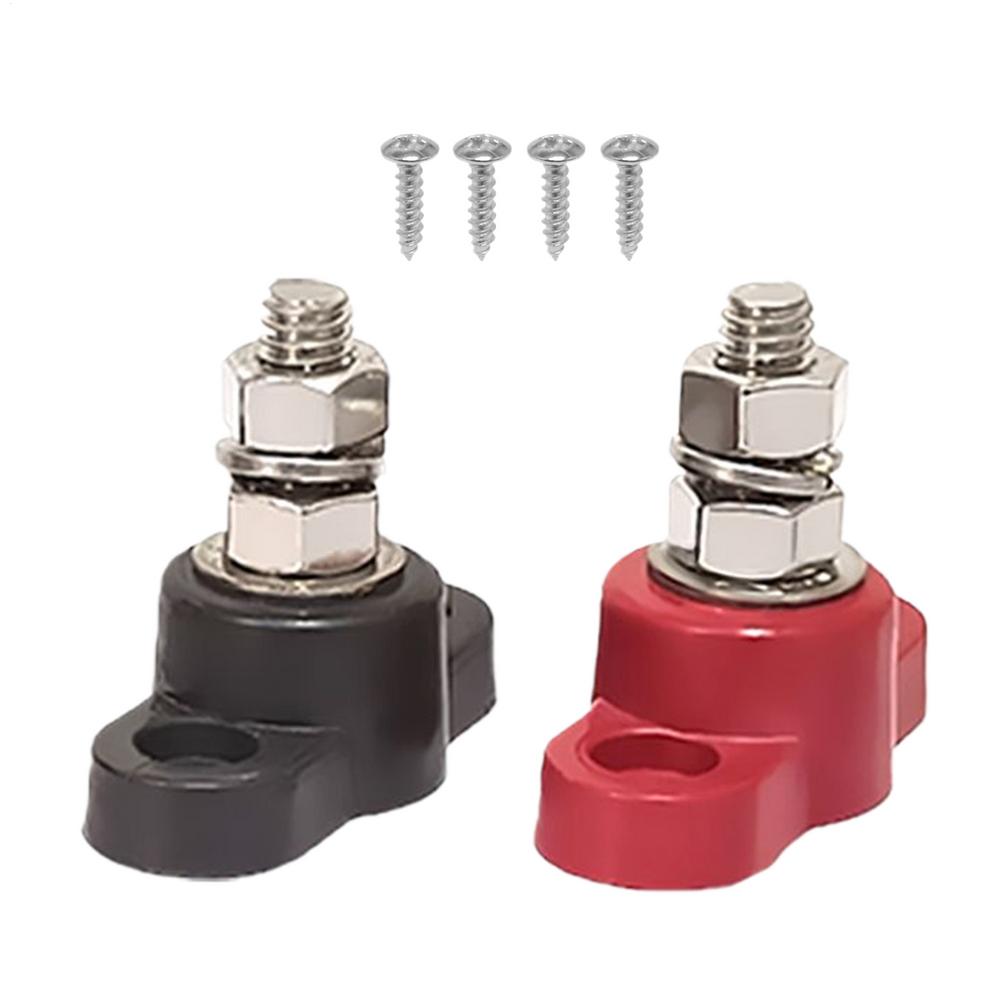 Posts Battery Junction 1 Pair Battery Junction Posts Single Stud For Car Mounting Screws Included Vehicle Modification Parts For