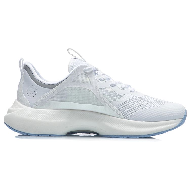 Li-Ning Comet White Ivory Blue Women Sneakers Standard-White AGLR044-1