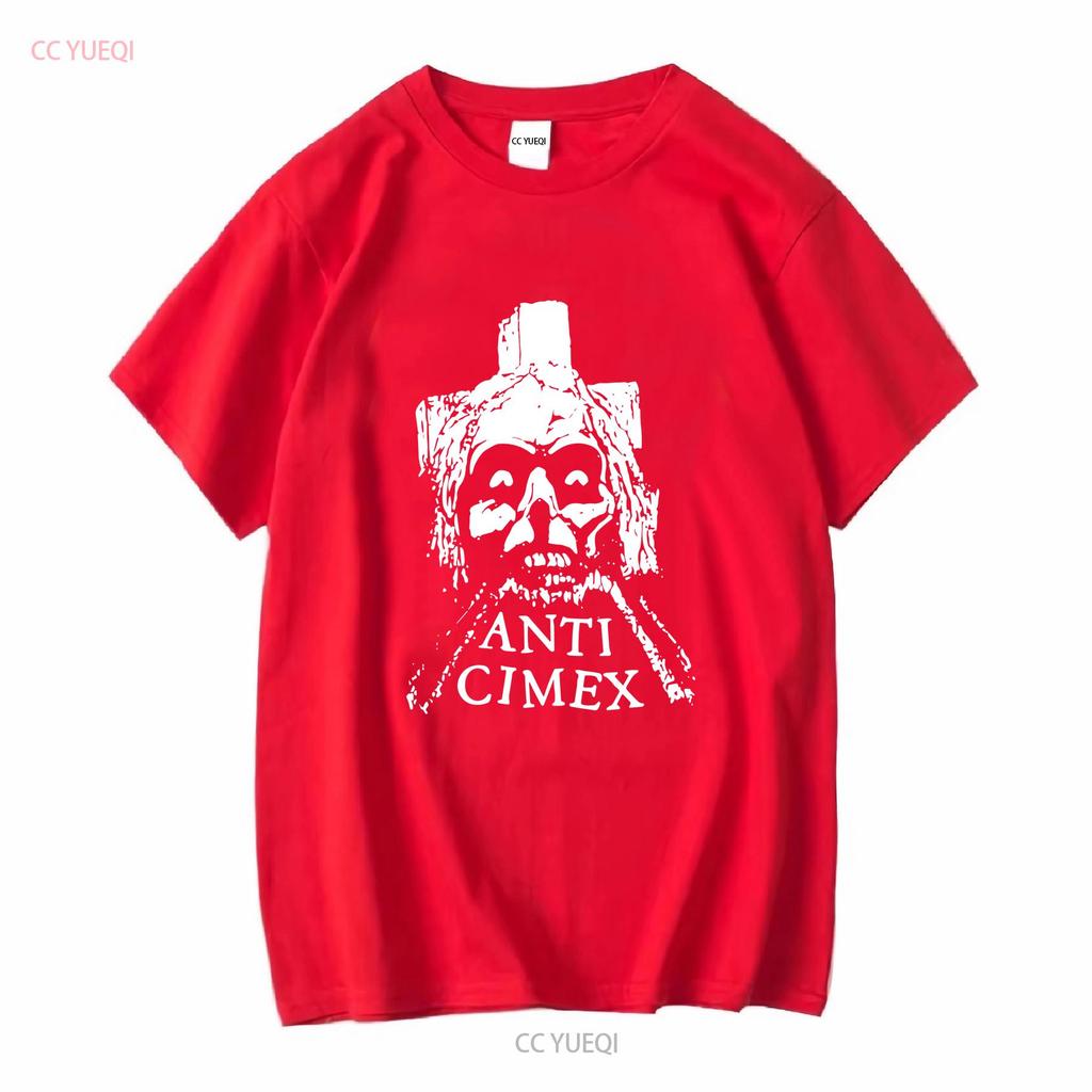 Anti Cimex Mens Punk T Shirt Crust Grindcore Discharge GBH Zombie long or short sleeves vintage Washed graphic Soft streetwear