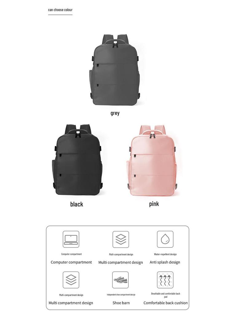 Unisex Large Capacity Travel and Business Laptop Backpack with Multi-Compartments
