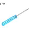 uxcell Mini Phillips Screwdriver, 1.6mm Cross Head 45mm Length for Small Appliances Repair, 5 Pcs