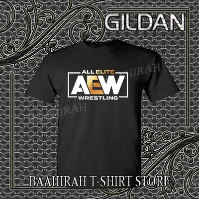 Nuova Maglietta con Logo All Elite Wrestling Maglietta Divertente Taglia dalla S alla 5XL