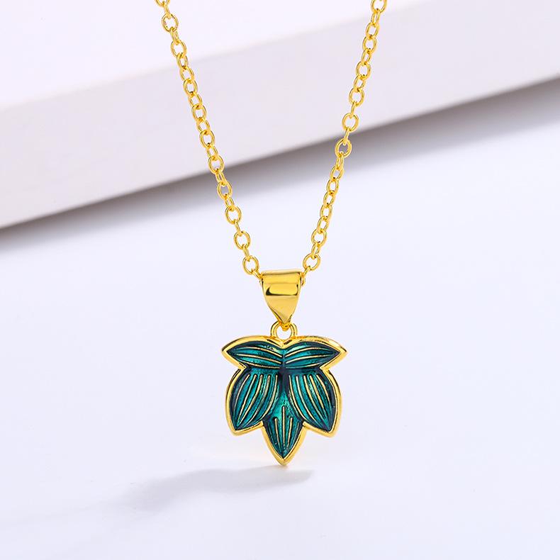 

Кокосовое ожерелье Цепочка Женщины в Европе и Соединенных Штатах Меньшинство Темперамент Капля Гелевая подвеска Please consult customer service.