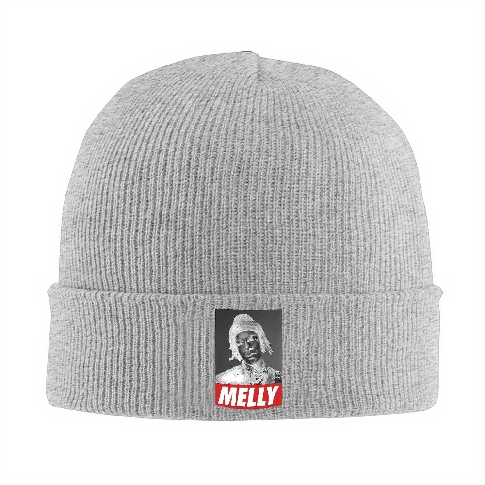 1pc Ynw Music Melly Knit Hat Beanies Winter Hat Warm New Rock Hip Hop Cap Unisex Women