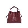 European and American Retro Bags Women's Niche Woven Handbags, High-end Shoulder Bucket Bags, Large-capacity Messenger Bags