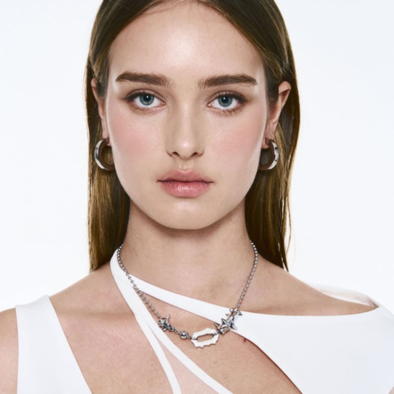 SENTIMENTS NO.562 [SILVER] EARRING