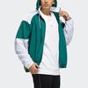adidas Casual Sports Hooded Retro Jacket for Men, Forest Green
