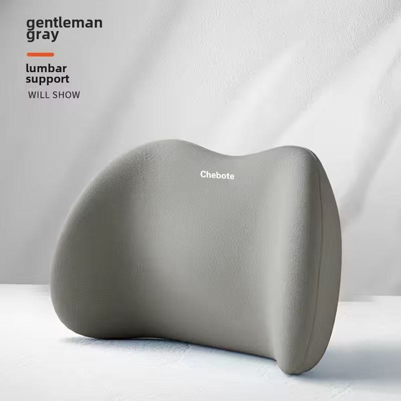 Memory Foam Lumbar Support Set for Car Headrest and Neck Support while Driving