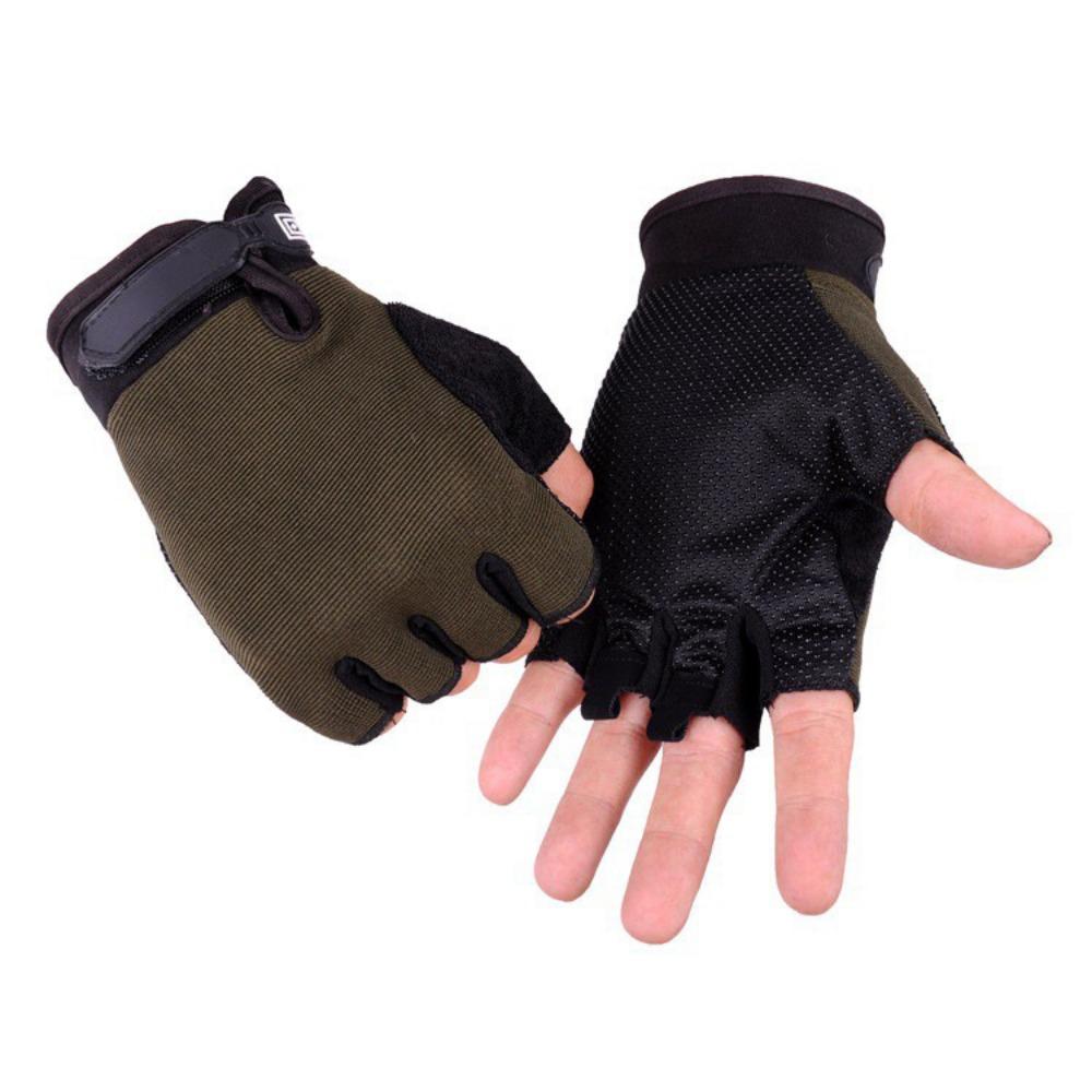 Radfahren Halbfingerhandschuhe Taktische Handschuhe Atmungsaktiv Rutschfest Tau Finger Studenten Männlich und Weiblich Dünne Outdoor-Sport-Handschuhe