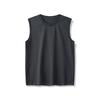 Unisex Kids' 100% Cotton Sleeveless T-shirt with Ribbed Cuffs, 200g 21s
