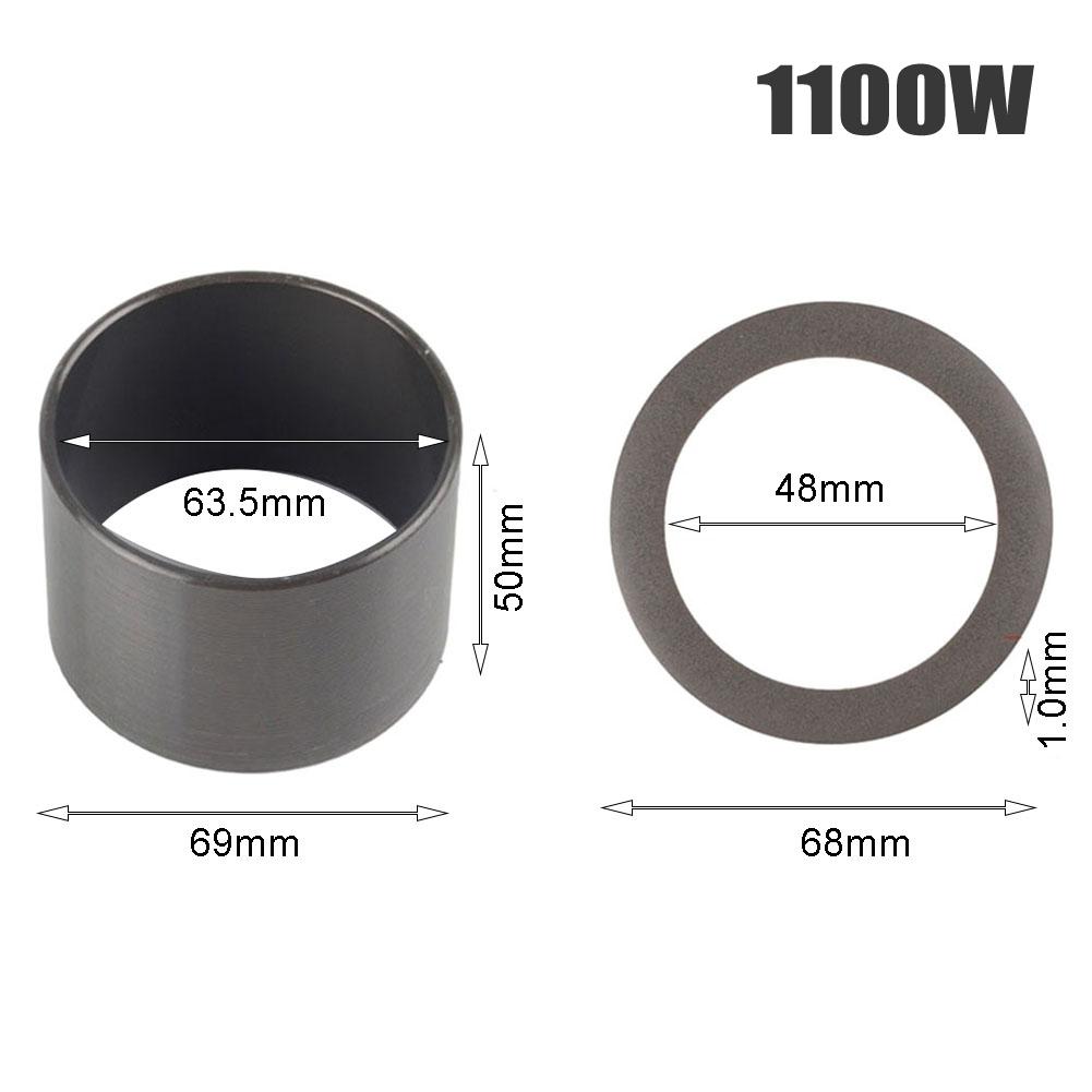 Piston Ring Oil-free Cylinder Parts Replacement Rubber Vacuum Pump 2pcs/set Accessories Air Compressors 550/600W