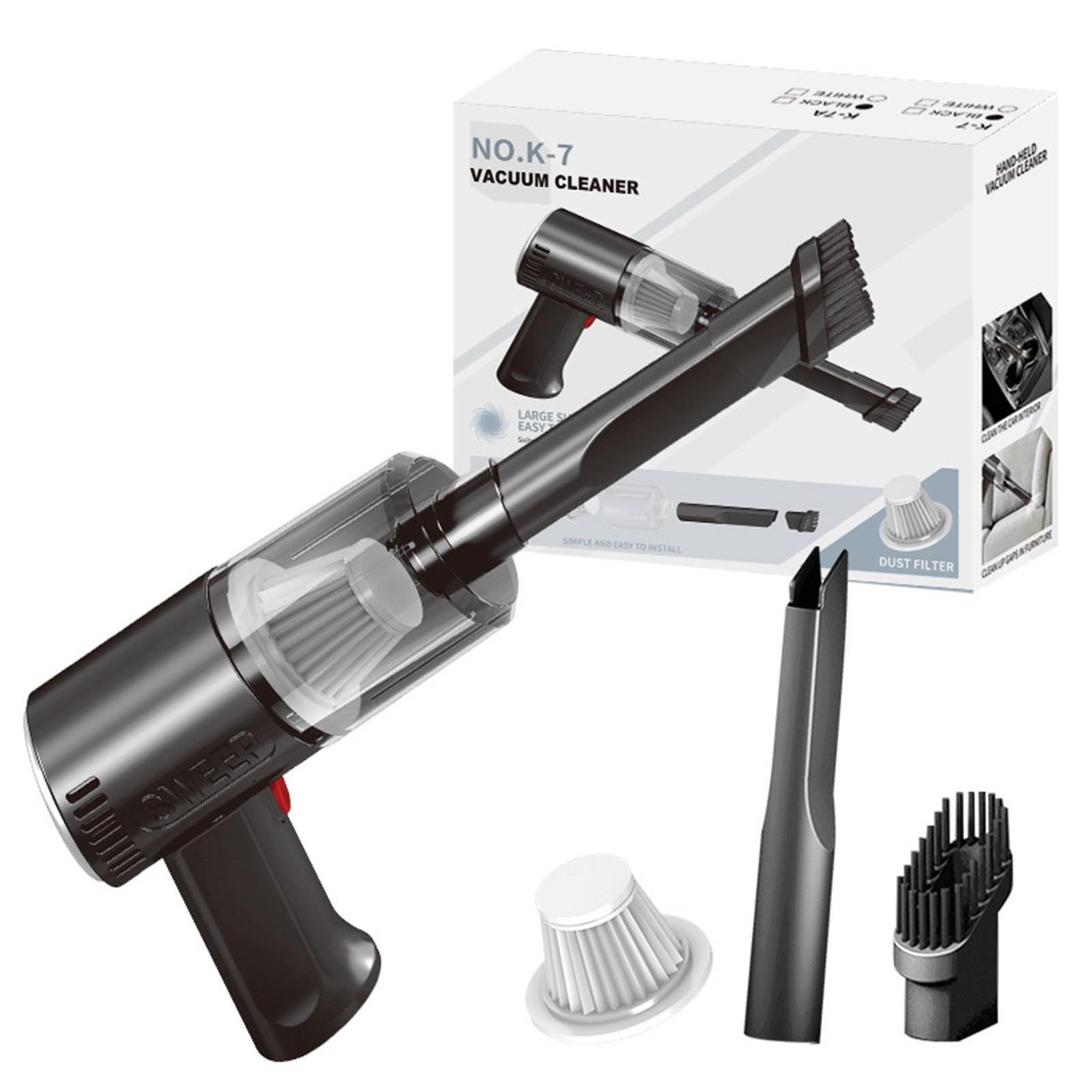 

Беспроводной ручной автомобильный пылесос, беспроводной ручной пылесос высокой мощности 9000 Па One Size чёрный