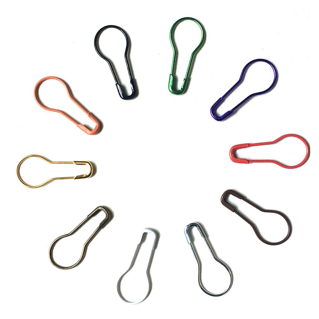 

1000 Pieces Iron Gourd Shape Pin Portable Replacing Solid Color Decorative Knitting Crocheting Clothes Pins Accessories
