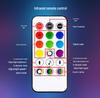 RGB LED Corner Ambient Music Pickup Floor Light