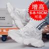 Spring invisible inner height increase 10cm dad shoes men's tide thick-soled height increase shoes 6 breathable running casual sports shoes men's 8