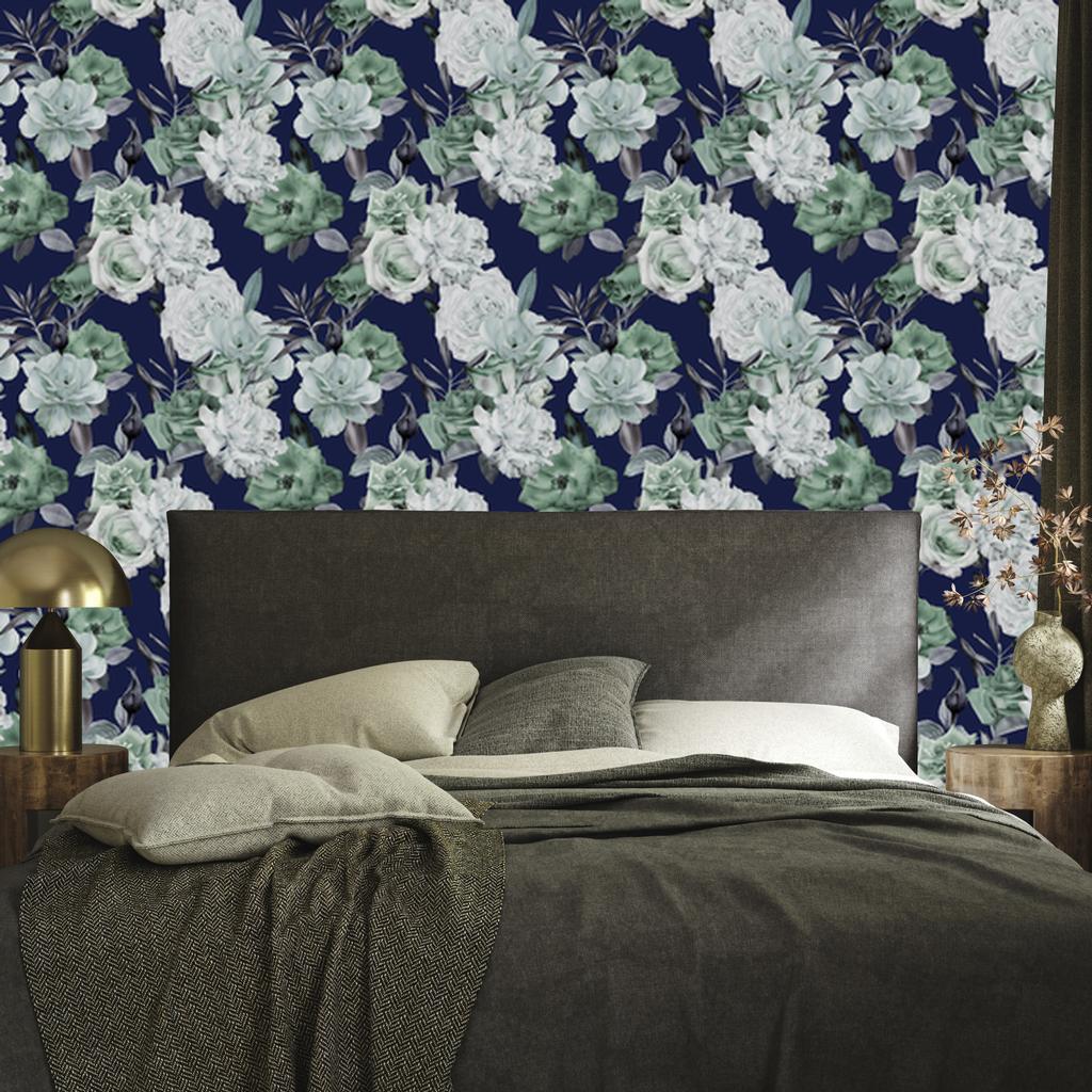 Wallpaper Floral Rose Pattern for Living Room and Bedroom 50x1000